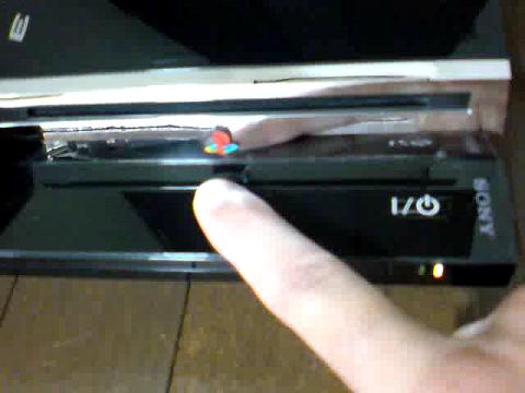 PS3 60GB 赤点滅から、飲み込まれたディスク（GT5）の救出を試みる④.JPG
