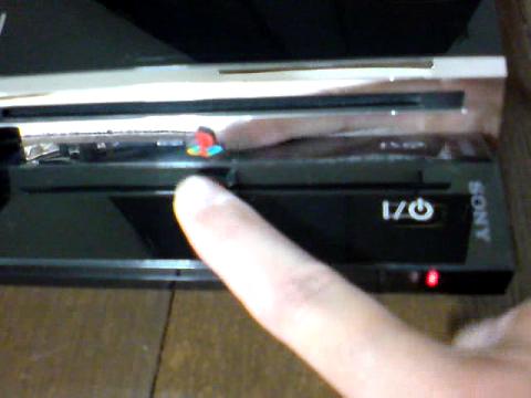 PS3 60GB 赤点滅から、飲み込まれたディスク（GT5）の救出を試みる⑨.JPG