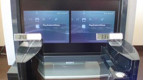 初期型PS3の冷却効果を比較！２．起動後の温度を比較③.JPG