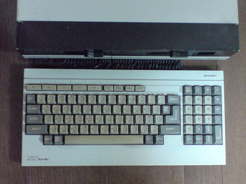 SHARP X1turbo CZ-852CE ⑤ キーボード.JPG