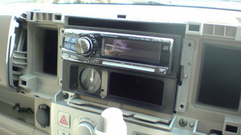 iPod用車載ホルダーを再製作 オーディオ取り付けキットからの取り外し①.JPG